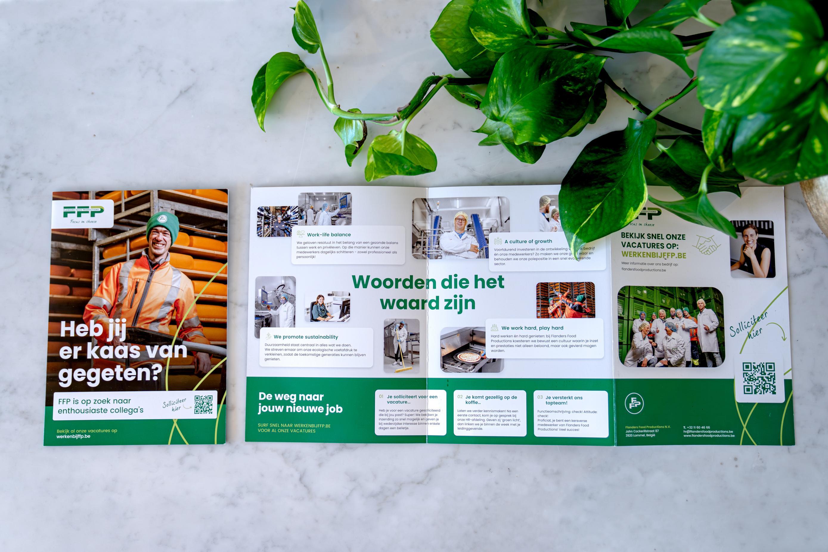Hoe Flanders Food Productions haar nieuwe identiteit doortrok tot op de werkvloer: met echte mensen, een helder verhaal en een slimme ‘werken bij’-aanpak.