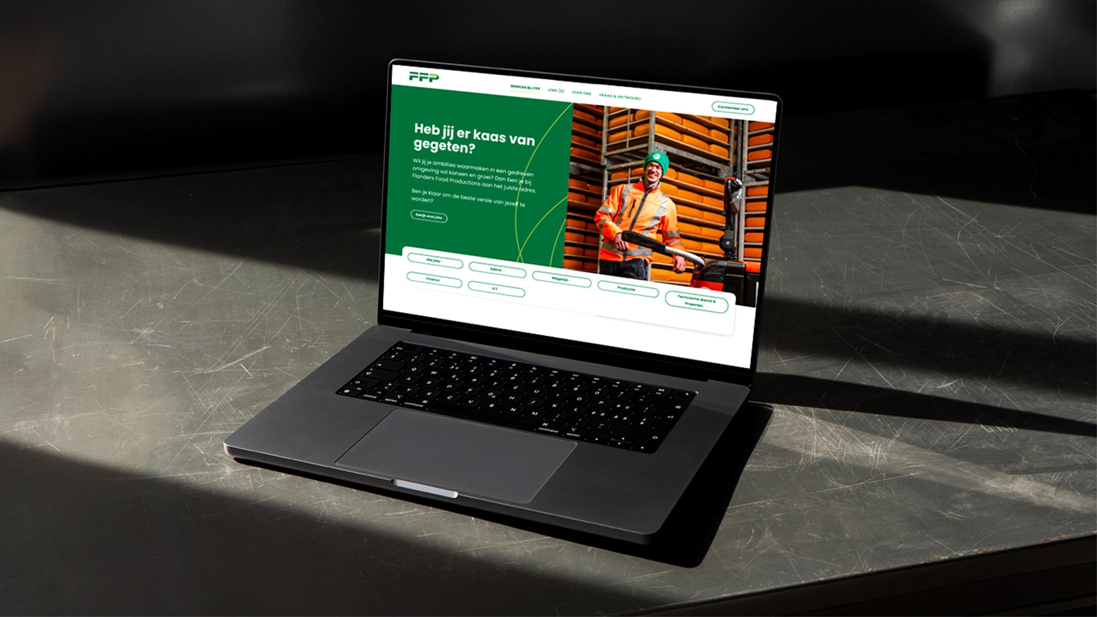 Van kaasexpert tot talentmagneet voor FFP | Perfect Pixel Hoe Flanders Food Productions haar nieuwe identiteit doortrok tot op de werkvloer: met echte mensen, een helder verhaal en een slimme ‘werken bij’-aanpak.