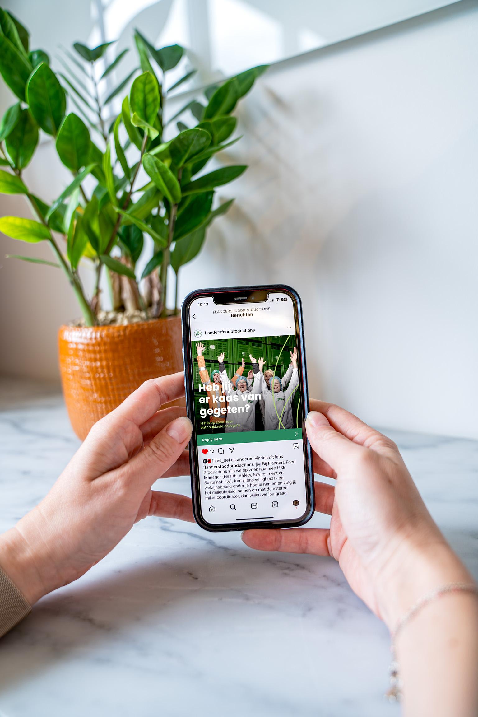 Hoe Flanders Food Productions haar nieuwe identiteit doortrok tot op de werkvloer: met echte mensen, een helder verhaal en een slimme ‘werken bij’-aanpak.