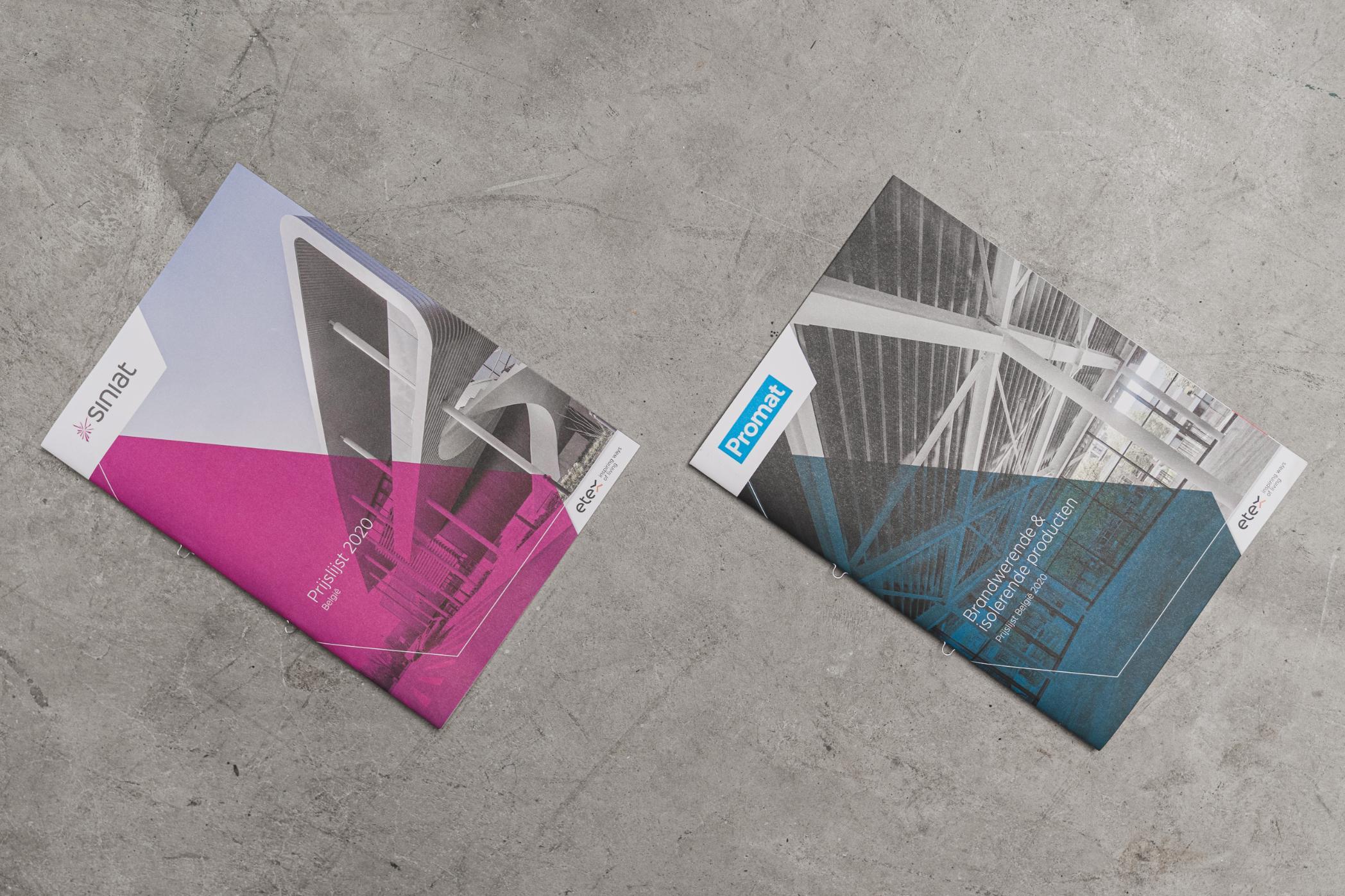 Zijn prijslijsten voor bouwmaterialen saai? Niet die van Promat en Siniat. Zij vertrouwden op Perfect Pixel voor hun visuele identiteit. Bekijk hier het resultaat.