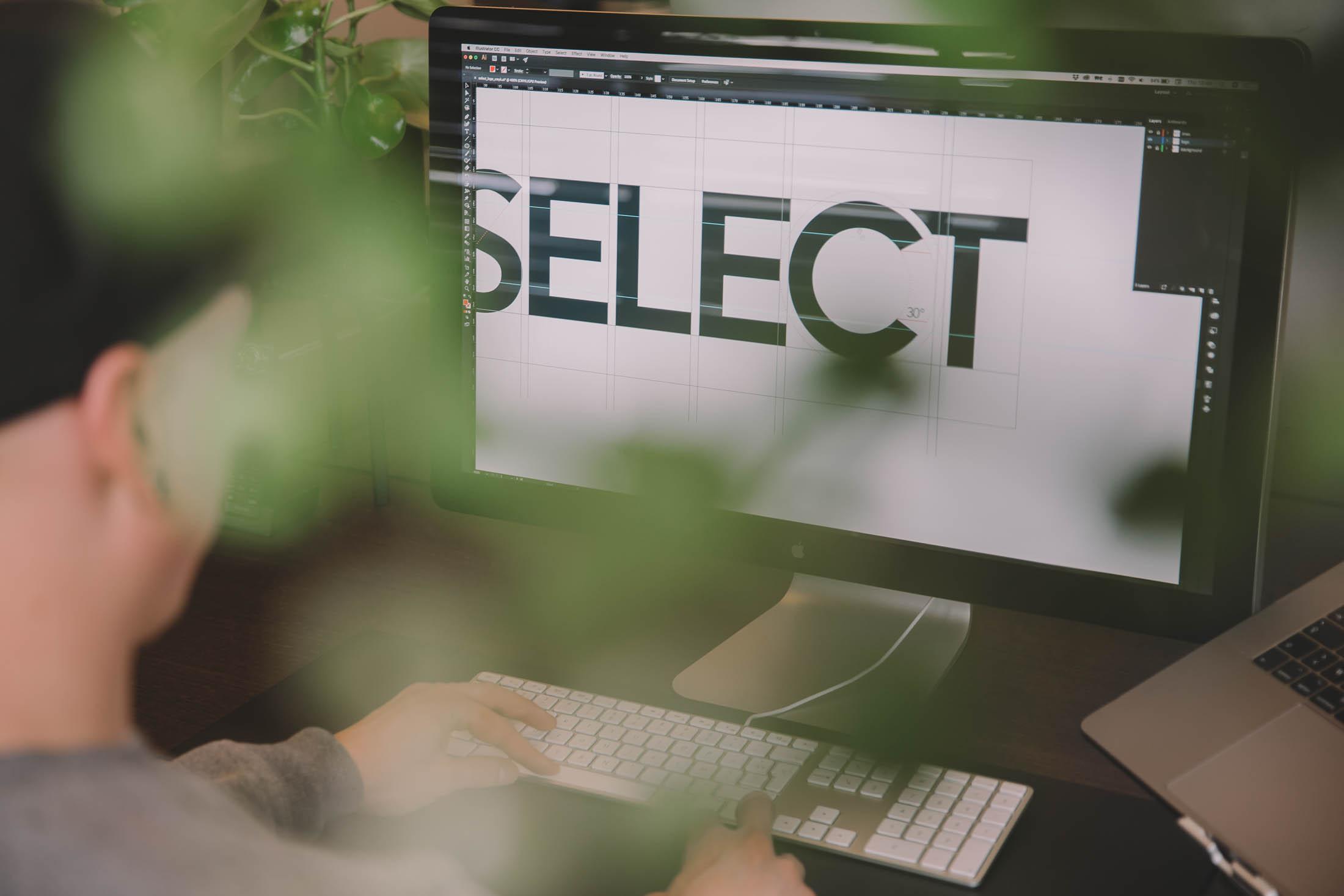 Perfect Pixel ondersteunt Select met een rebranding en consistente communicatie die hun kernwaarden wereldwijd uitstraalt.